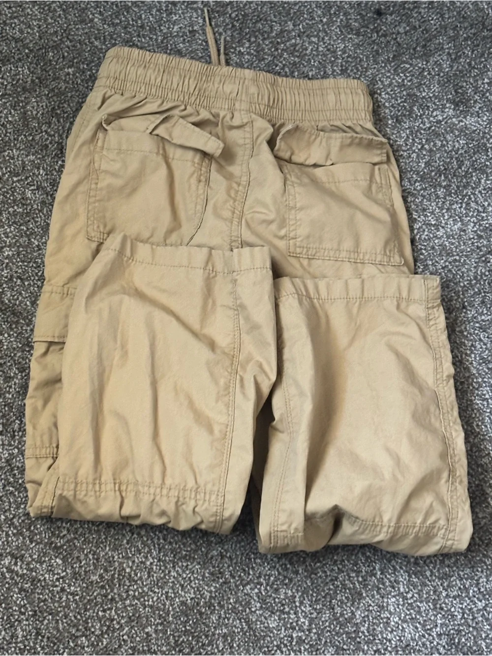 GAP Boys Tan Cargo Jeans
